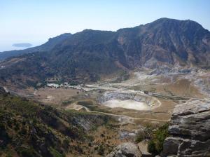 volcanic crater Nisiros (still active)