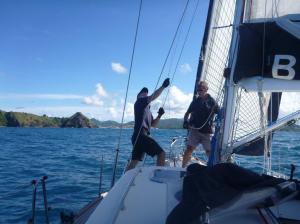End of the ARC- approaching Rodney Bay St Lucia