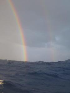 wonderful double rainbow after a storm