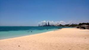 southern beach right side- industrial nightmare! (defunct refinery)