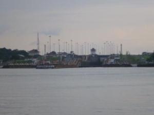 entrance to Gatun locks