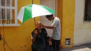 haircut in Cartegena