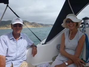 Crew (and friends still!) Malcolm and Glynis