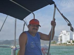 Pedro the local pilot who guided us in and out of Puerto Amistad