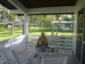 Verandah sunset beach bungalow