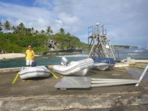 dinghy park and trolley