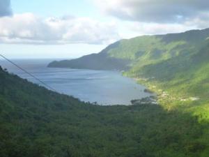 Fagoloa bay from the land looking very benign