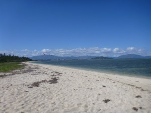 Long beach of Ilot Maitre